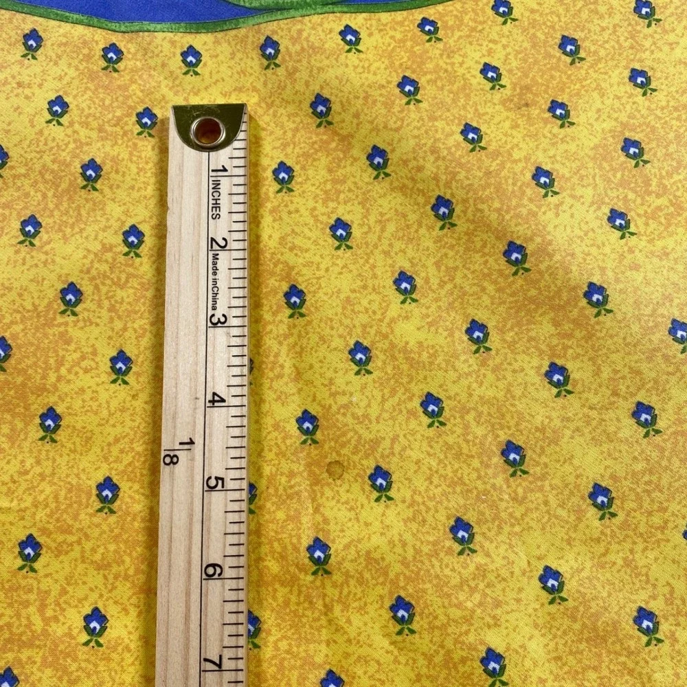 Le Cluny French Provencal Round Tablecloth Sunflower Olive Yellow Blue 70 Inch